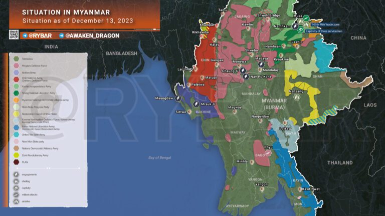 Guerra en Myanmar: Movimientos de diciembre