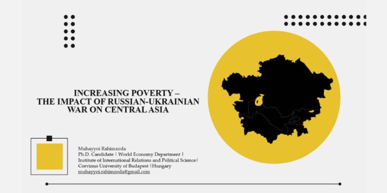 Webinar «Increasing Poverty: The impact of Russian-Ukrainian War on Central Asia»